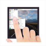 Waveshare 4inch Square Capacitive Touch Screen LCD (C) for Raspberry Pi,  720×720,  DPI,  IPS,  Toughened Glass Cover,  Low Power