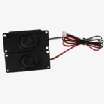 4 ohm 2.5 Watt Speaker Pair for LED/LCD TV Rectangle Shape