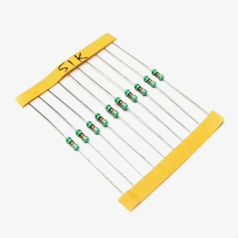 51K ohm,  1/4 Watt Resistor with 5% tolerance (Pack of 10)
