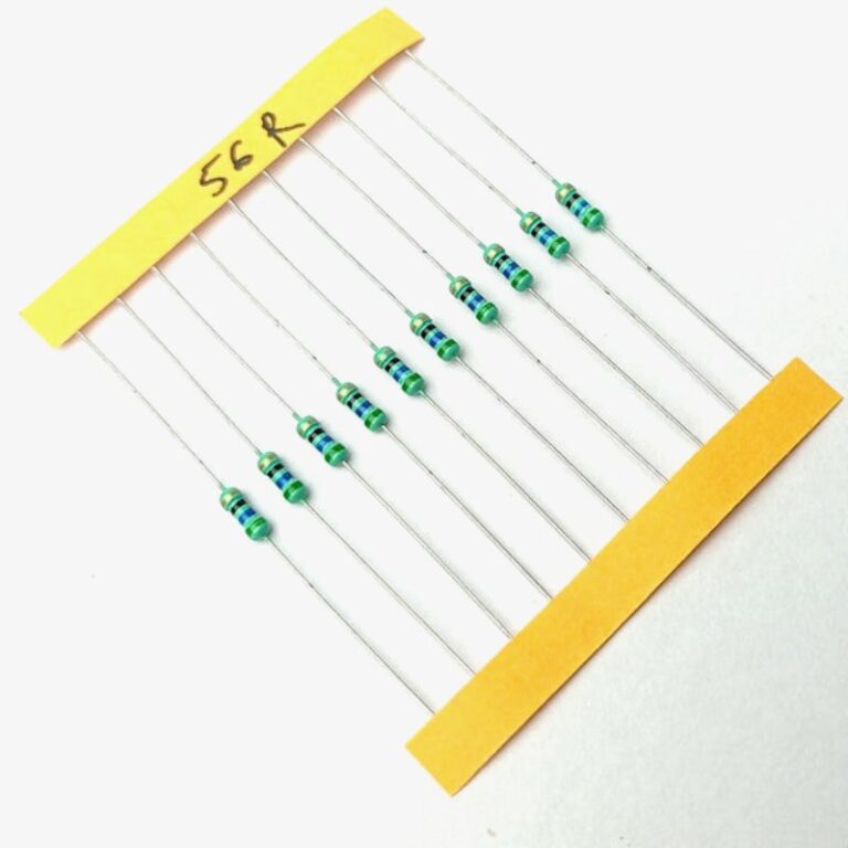56 ohm,  1/4 Watt Resistor with 5% tolerance (Pack of 10)