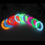 5M Neon Light Dance Party Decor Light Neon LED Lamp Flexible EL Wire Rope Tube Waterproof LED String – Only EL Wire -ORANGE