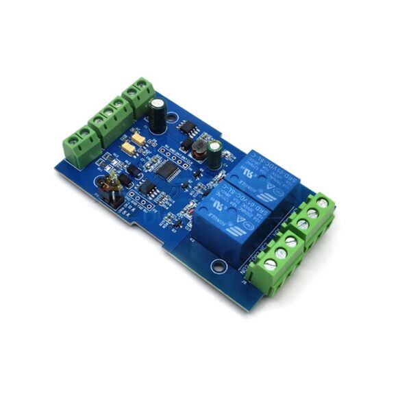 7-24V Modbus RTU 2,  Channels Relay Module,  RS485/TTL Anti-Reverse,  Connection