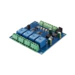 7-24V Modbus RTU 4,  Channels Relay Module,  RS485/TTL Anti-Reverse,  Connection