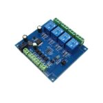 7-24V Modbus RTU 4,  Channels Relay Module,  RS485/TTL Anti-Reverse,  Connection