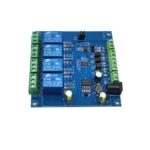 7-24V Modbus RTU 4,  Channels Relay Module,  RS485/TTL Anti-Reverse,  Connection