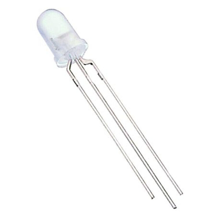 5mm Bi-color LED Red Green 3Pin – Common Anode