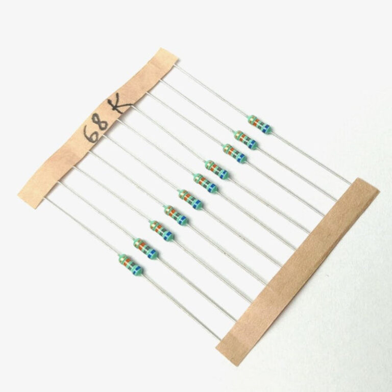 68K ohm,  1/4 Watt Resistor with 5% tolerance (Pack of 10)