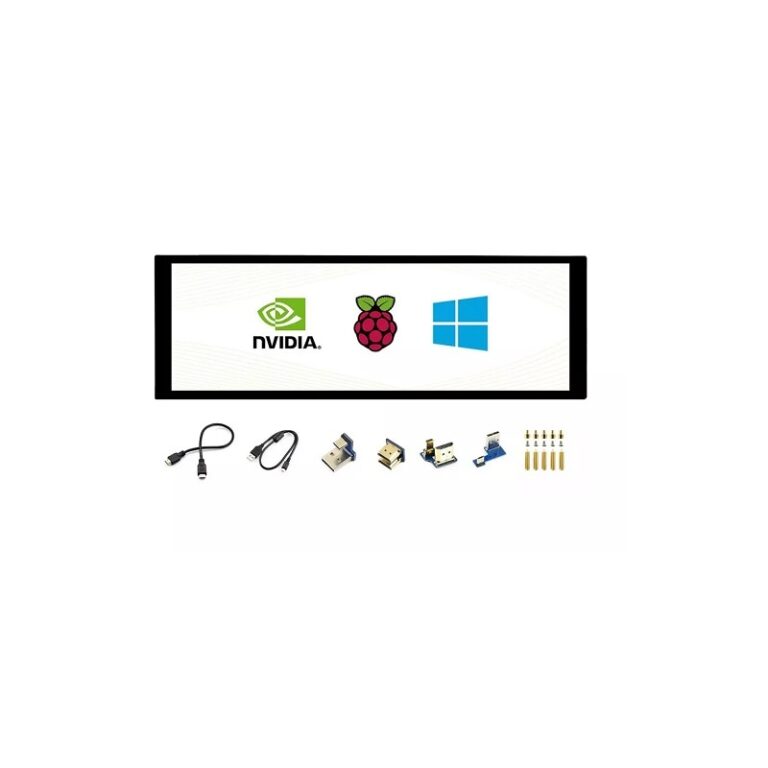 Robozar 15 Waveshare 7.9inch 400×1280 HDMI,  IPS Capacitive Touch Screen LCD With Toughened Glass Cover