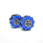 80MM A Mecanum Wheels Blue 1