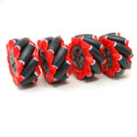 80MM A Mecanum Wheels Red 6