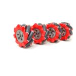 80MM A Mecanum Wheels Red 7