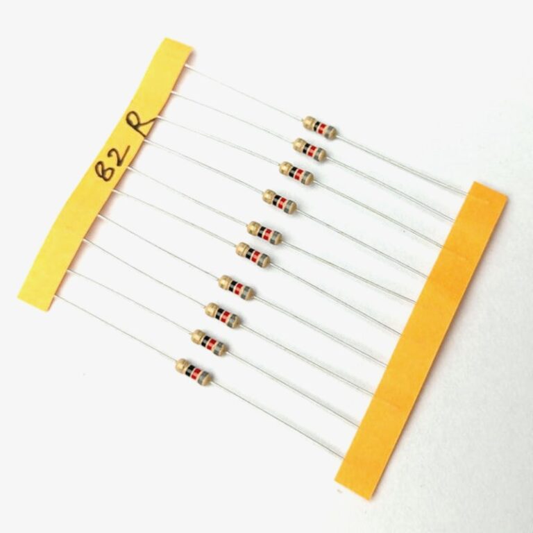 82 ohm,  1/4 Watt Resistor with 5% tolerance (Pack of 10)