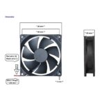 9225 24v dc cooling FAN 2