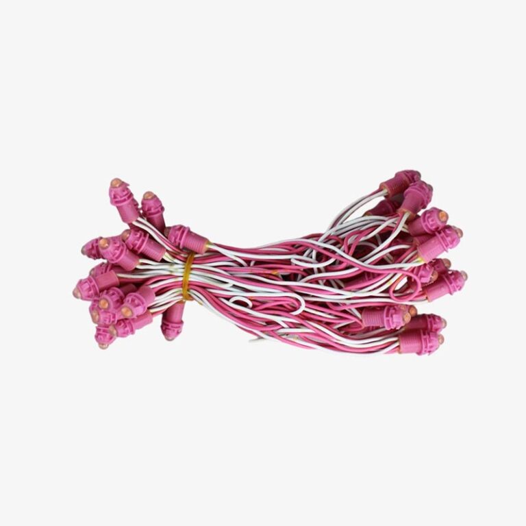 Pink 9mm 12v 5 inch Pixel Led Serial Decoration Light – 5 meters – 50 Leds