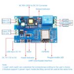 AC90-250V ESP8266,  Wireless WIFI Relay,  Module 1 Channel ESP-,  12F Wifi Development,  Board AC/DC 5V/7-28V/5-,  80V Power Supply