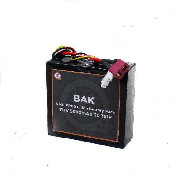 BAK NMC 21700 11.1V 5000mAh 3C 3S1P Li ion Battery Pack 1