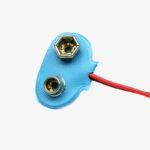 Battery Snapper Connector Clip with DC Jack