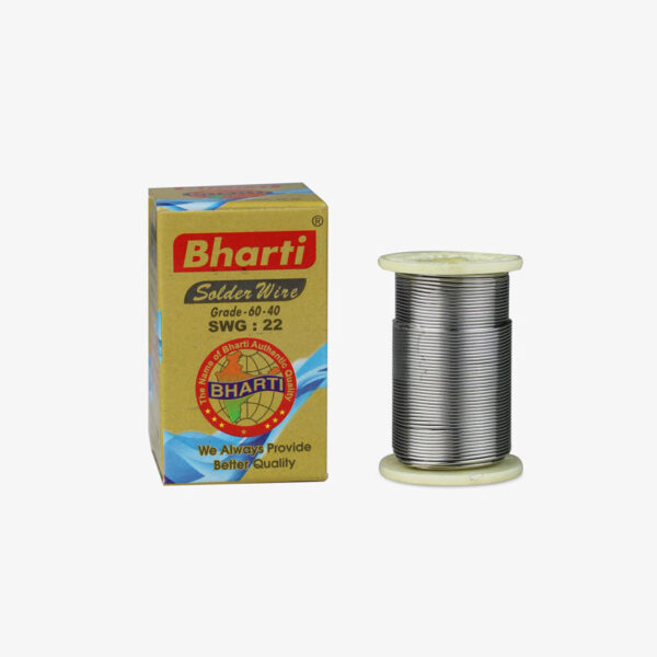 Bharti Flux Cored Solder Wire 60/40 Grade (50gm/22-SWG)