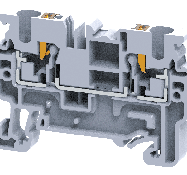Connectwell CP4 4 sq.mm Push In Feed Through Terminal Blocks