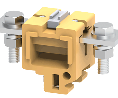 Connectwell CTS70L 70 sq.mm Feed Thru Nut Bolt Melamine Terminal Block