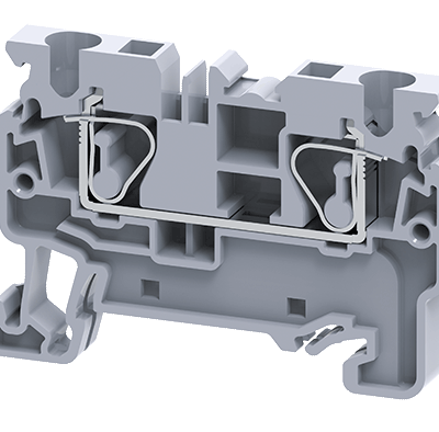 Connectwell CX4 4 sq mm Feed Thru Spring Clamp Terminal Block