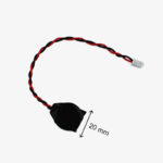 CR2032 3V Coin Cell with Wire and Connector (3V 220mAh Lithium Battery)