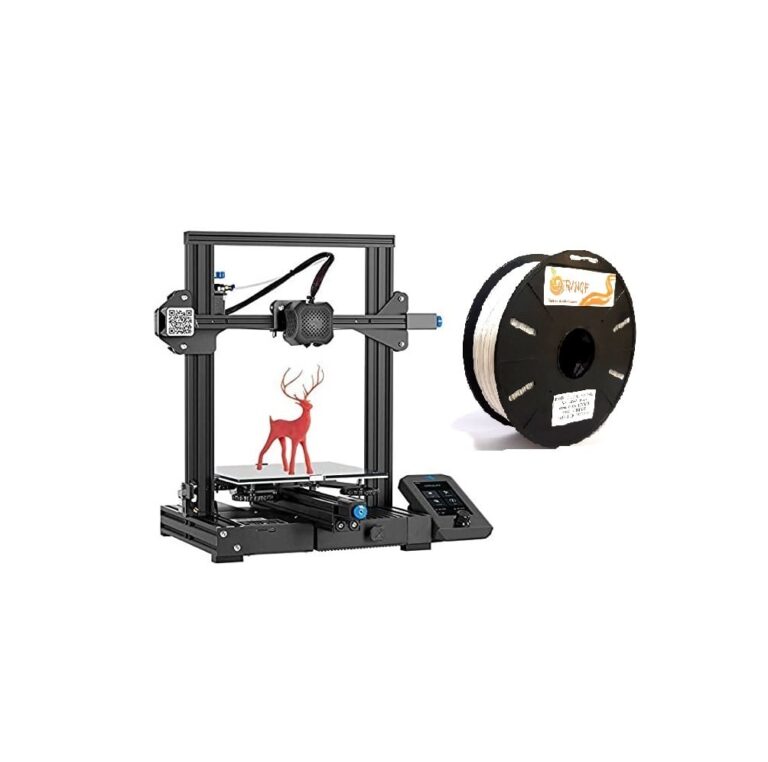 Creality Ender 3 V2 with Orange PLA 1.75mm 3D Printing Filament 1kg White 3D Printers 55698 1