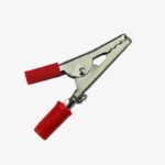 Crocodile Clip Small – Pair of red and Black