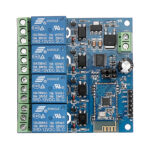 DC 12V Bluetooth 4,  Channels Relay Module,  Internet Smart Remote,  Control Mobile Phone,  Switch Wireless Relay