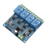 DC 12V Bluetooth 4,  Channels Relay Module,  Internet Smart Remote,  Control Mobile Phone,  Switch Wireless Relay