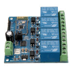 DC 5V Bluetooth 4,  Channels Relay Module,  Internet Smart Remote,  Control Mobile Phone,  Switch Wireless Relay