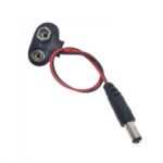 I Type 9V Battery,  Clips Connector,  Buckle with DC15CM,  Black and Red Cable