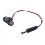 I Type 9V Battery,  Clips Connector,  Buckle with DC15CM,  Black and Red Cable