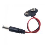 I Type 9V Battery,  Clips Connector,  Buckle with DC15CM,  Black and Red Cable