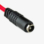 DC Female Connector Jack (With Wires) for Battery Packs and CCTV – High Quality