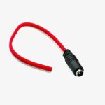 DC Female Connector Jack (With Wires) for Battery Packs and CCTV – High Quality