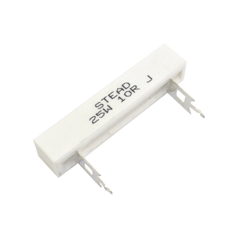 Robozar 17 Stead 10 Ohm 25W 10R Wire Wound Ceramic Resistor