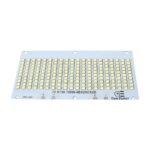 100W White 72mm x 156mm Metal Core LED PCB