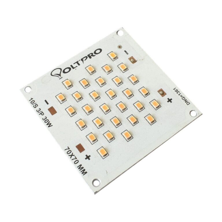 Robozar 17 30W Warm White 70mm x 70mm Metal Core LED PCB