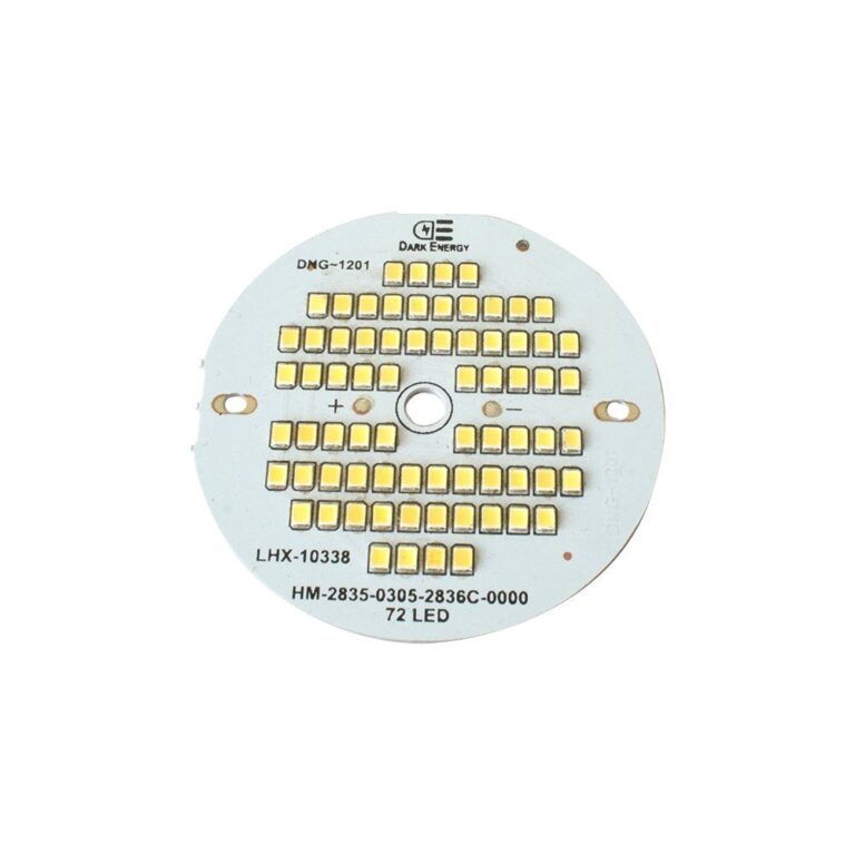40W Warm White 74mm Round Metal Core LED PCB