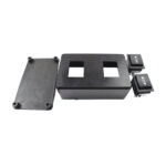 DPDT 2-Switch Box enclosure with DPDT Switch For Robotic Controller