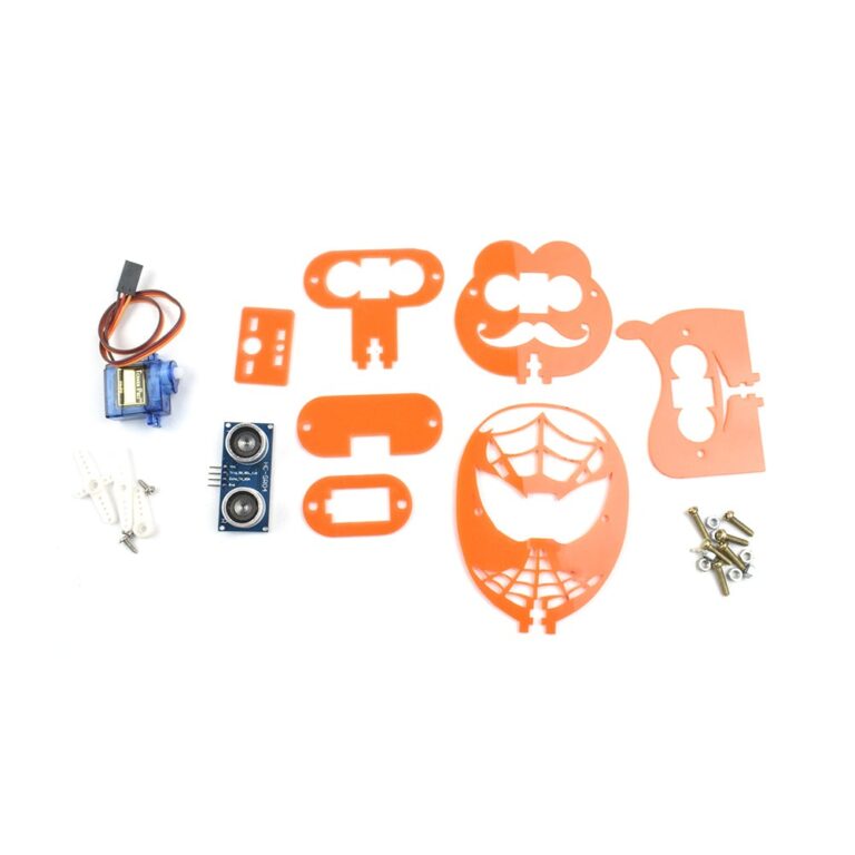 Ultrasonic Sensor with Servo Motor and Cartoon Kit