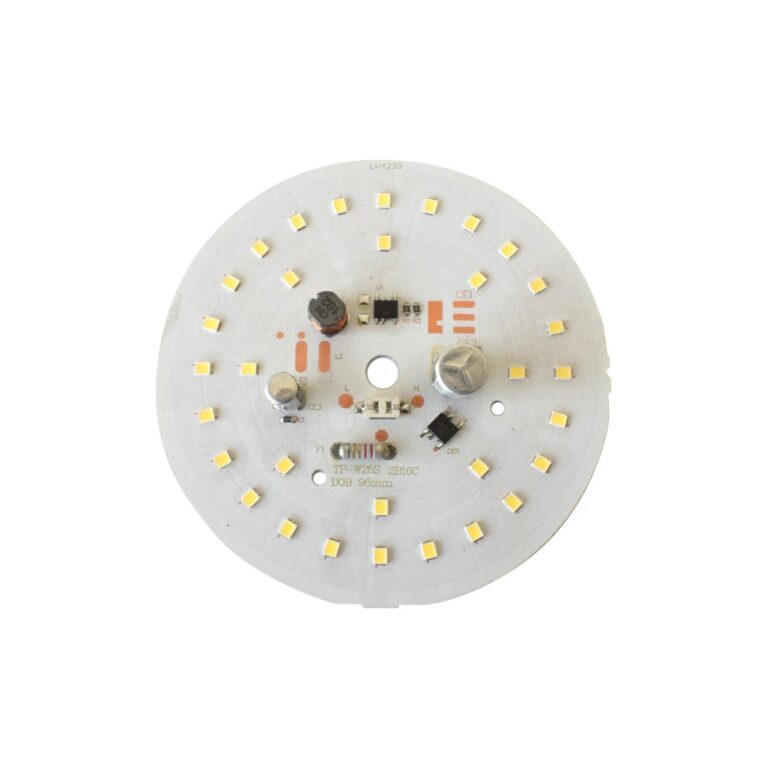 30W White 96mm Round DOB LED PCB