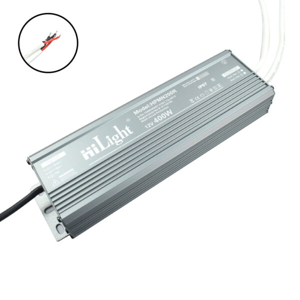 Hilight 12V 400W Led Driver IP67 Water Proof Power Supply