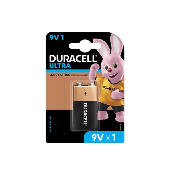 Duracell Ultra Alkaline Batteries 9V Pack of 1