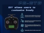 FlySky FS ST8 2.4 GHz ANT Transmitter with FS SR8 receiver Upgraded Version 7