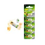 GP 23A 23AE C5 A23 MN21 LRV08 12Volt Alkaline Batteries High Voltage Cell Pack of 5 4