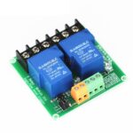 2 Channel Relay Module,  30A with Optocoupler,  Isolation 5V Supports,  High and Low Triger