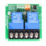 2 Channel Relay Module,  30A with Optocoupler,  Isolation 5V Supports,  High and Low Triger