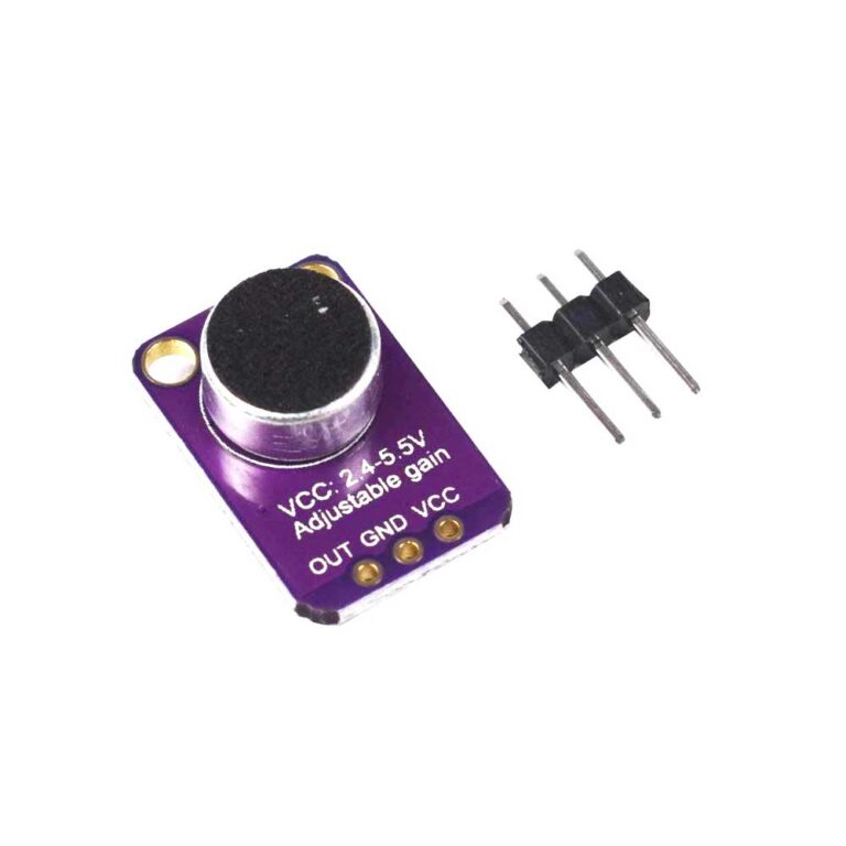 Robozar 16 MAX4466 Electret Microphone Amplifier with Adjustable Gain Module